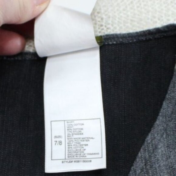 Disney Store Pirates Of The Caribbean Jack Sparrow Costume Vest With Shirt & Bel - Picture 3 of 9